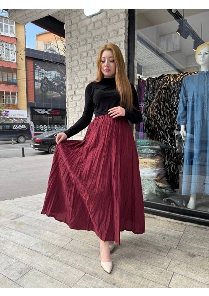 Kraş Etek Bordo