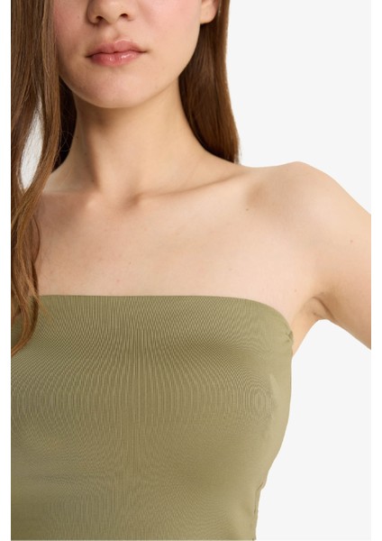 Coool Fitted Straplez Bluz F5162AX25SM indirimleri