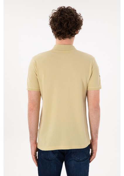 Erkek Açık Haki Tişört Basic 50305929-VR183