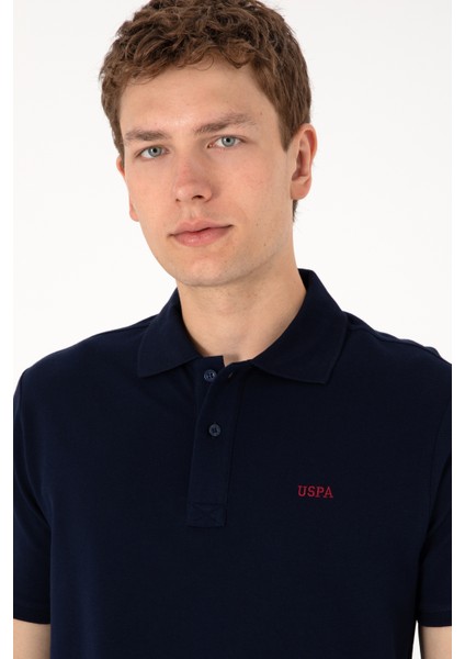 Erkek Lacivert Tişört Basic 50306007-VR033 fırsatları