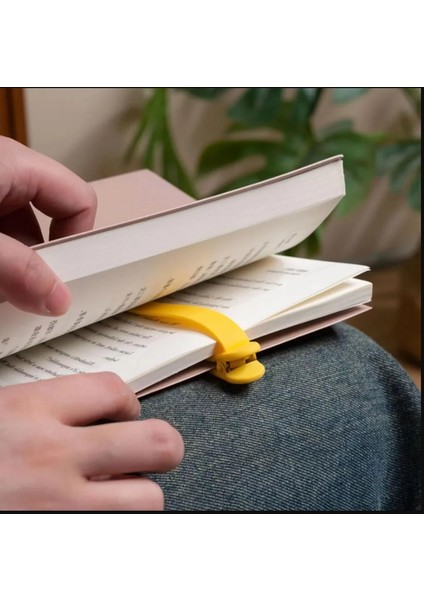 Kitap Okuma Ayracı Silikon, Sarı, 1 Adet, fiyatları