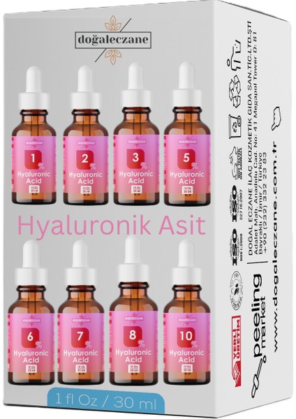 Hyaluronic Acid %5 Dolgunluk & Nem veren Yüz Serumu | Hyaluronik Asit %5