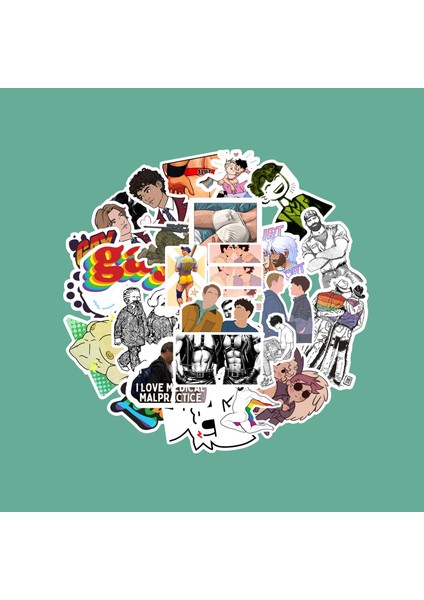 Boy x Boy Lgbtsticker Paketi -Bullet Journal - Ajanda - Planner - Defter - Laptop Etiket Çıkartma Çok Renkli 10 x 15 Paket Boyutu 3 x 5 cm Stickerlar Paket Içeriği 25 Adet Dadi Ramba Sticker fiyatları