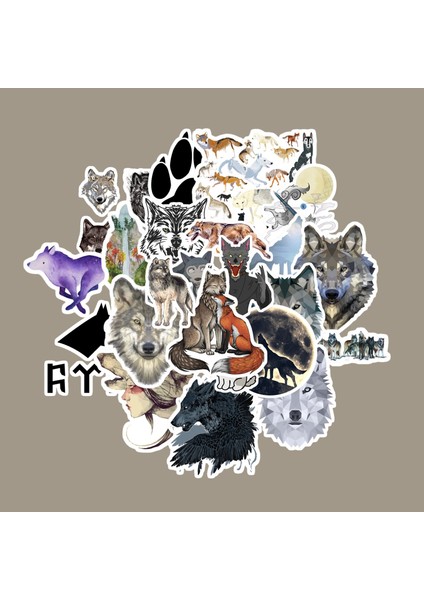 Bozkurt Gri Kurt Sticker Paketi -Bullet Journal - Ajanda - Planner - Defter - Laptop Etiket Çıkartma Çok Renkli 10 x 15 Paket Boyutu 3 x 5 cm Stickerlar Paket Içeriği 25 Adet Dadi Ramba Sticker fiyatları