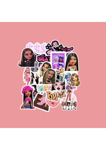 Bratz Sticker Paketi -Bullet Journal - Ajanda - Planner - Defter - Laptop Etiket Çıkartma Çok Renkli 10 x 15 Paket Boyutu 3 x 5 cm Stickerlar Paket Içeriği 25 Adet Dadi Ramba Sticker fiyatları