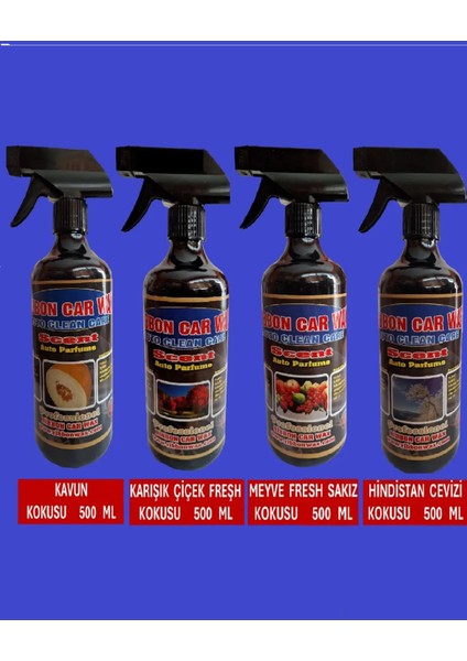 4 Lü Karışık Oto Koku Seti 500 ml