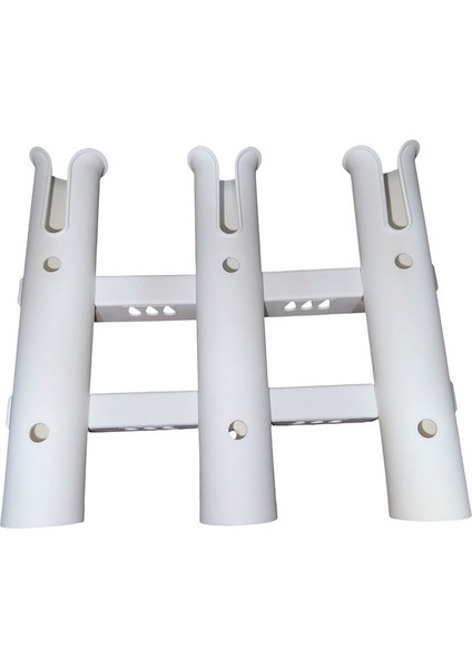 Plastik Olta-Kamış Tutucu Beyaz 3tüp