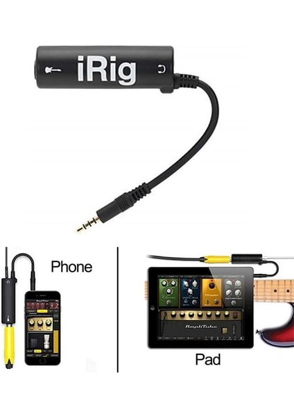 Gitar Irig Adaptör Çevirici Müziklerinizi Kaydedin
