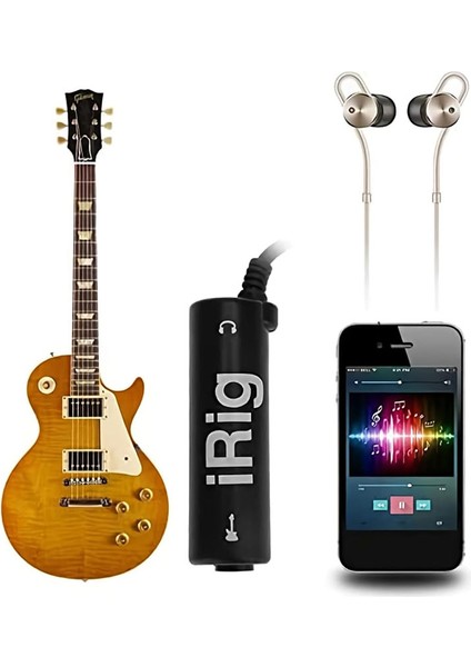 Gitar Irig Adaptör Çevirici Müziklerinizi Kaydedin