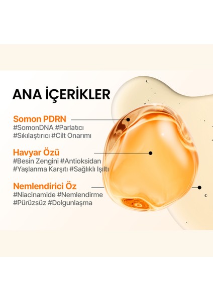 Pdrn Içeren Cildi Gençleştirmeye Yardımcı Çift Fazlı Esans Serum Pdrn Bounce Ball Serum 30 ml