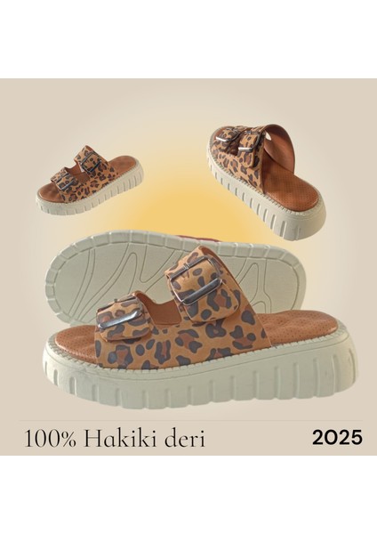 2521 Taba Leopar Hakiki Deri Terlik