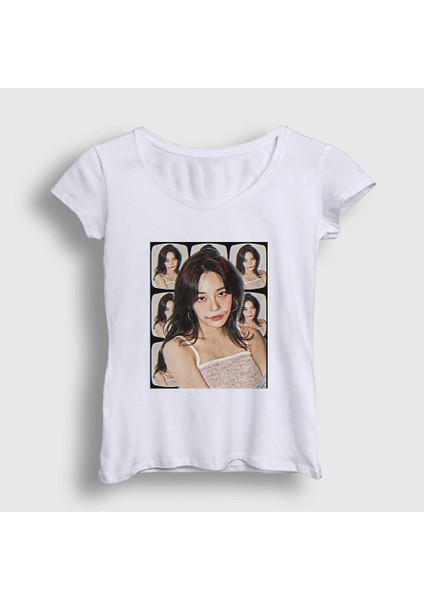 Kadın Beyaz Poster V2 Kim Sejeong T-Shirt