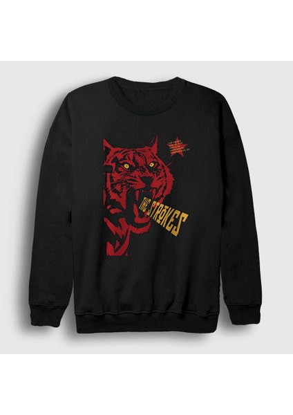Unisex Siyah Shoreline The Strokes Sweatshirt