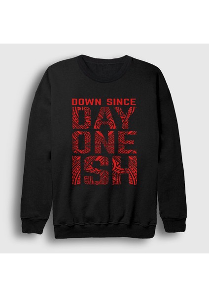 Unisex Siyah Day One Ish V2 Wwe Güreş The Usos Sweatshirt