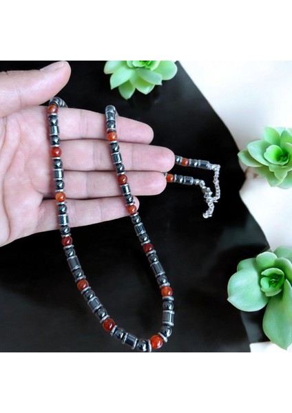 Akik Doğal Taş Kolye, Bohem Kolye, Hematit Kolye, Otantik Kolye, Özel Tasarım Kolye modelleri