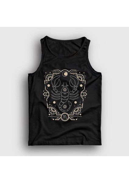 Unisex Siyah Scorpio Zodiac Hediye Akrep Burcu Atlet
