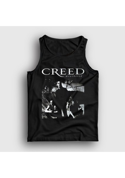 Unisex Siyah Weathered Müzik Creed Atlet