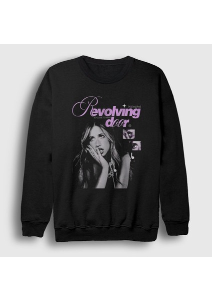 Unisex Siyah Revolving Door Tate Mcrae Sweatshirt