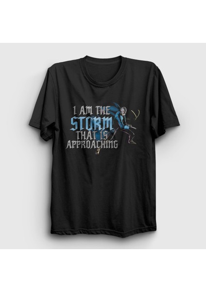 Unisex Siyah Storm Approaching Dante Devil My Cry T-Shirt
