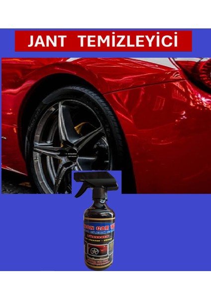 5 Li Seti Torpido Sütü+Lastik Parlatıcı +Jant Temizleyici +Pratik Cila +Cilalı Şampuan ( 500 Ml)