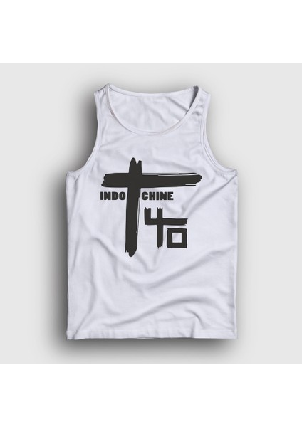 Unisex Beyaz Logo Rock Indochine Atlet