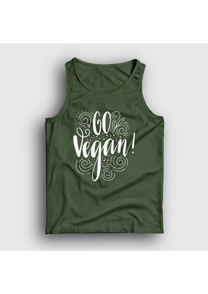 Unisex Haki Go Vegan Vegetarian Vejetaryen Atlet