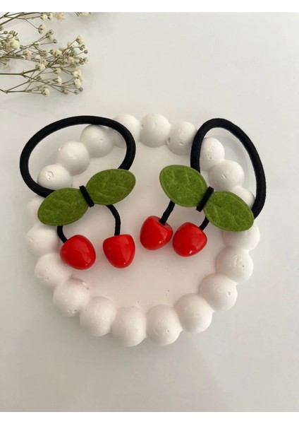 Kız Çocuk 2 Li Kirazlı Toka Seti