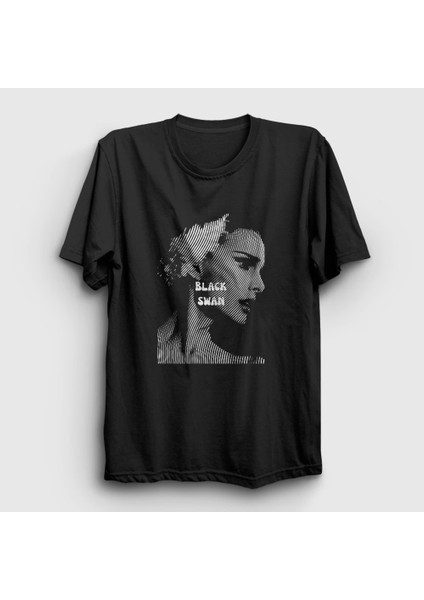 Unisex Siyah Nina Black Swan Bale Balerin T-Shirt