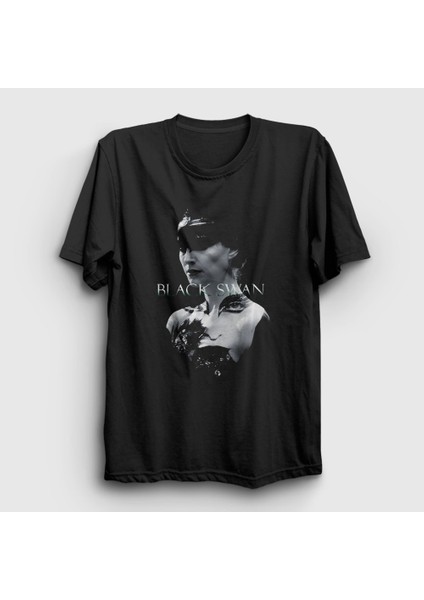 Unisex Siyah Nina V2 Black Swan Bale Balerin T-Shirt