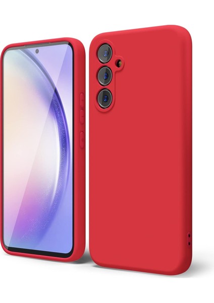 Galaxy A54 Uyumlu Kılıf Içi Kadife Dayanıklı Kaymaz Silikon Case