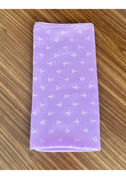 Pamuklu Çapa Desenli Bandana Kare Pamuklu Kumaş