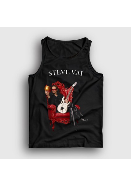 Unisex Siyah Virtuoso Gitarist Steve Vai Atlet