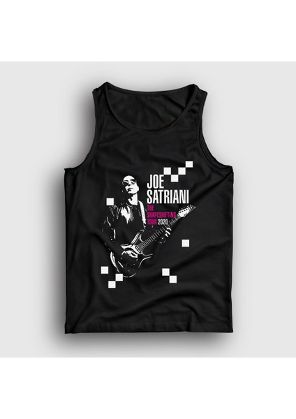 Unisex Siyah Tour Gitarist Hediye Joe Satriani Atlet