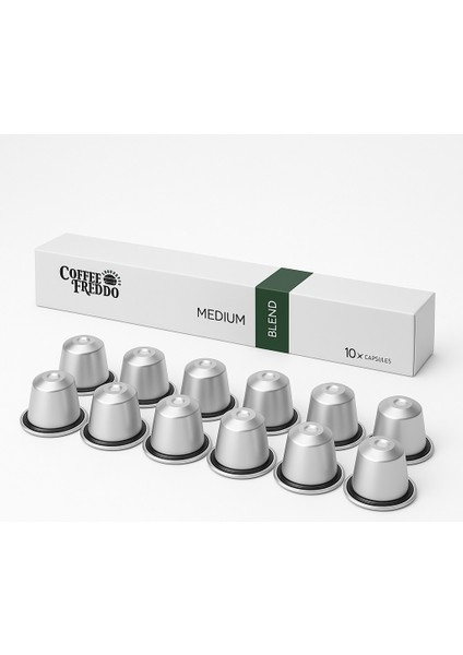 Kapsül Kahve, Espresso, Nespresso Uyumlu Alüminyum Kapsül Kahve Yumuşak Blend