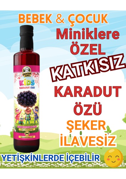 Kids Bebek & Çocuk Karadut Özü Katkısız 700 gr