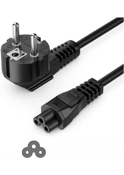 3 Metre Notebook Adaptör Power Kablo