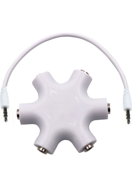 Stereo Çağaltıcı 6 Port Aux Çoğaltıcı