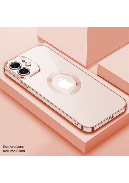 Glint Iphone Uyumlu Silikon Kılıf-Gold