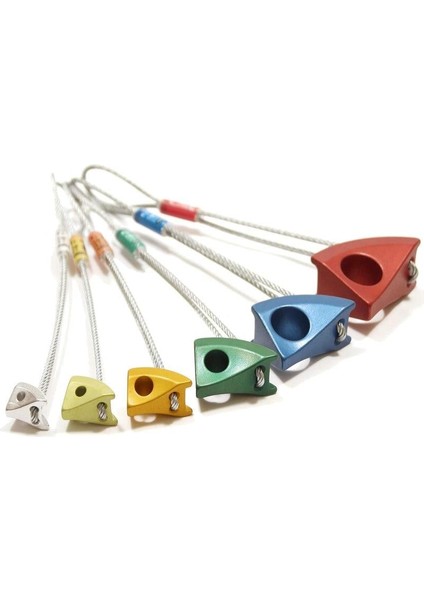 Abalak 6'lı Tricam Stoper Seti - Anodized, N.1-6