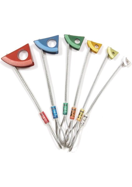 Abalak 6'lı Tricam Stoper Seti - Anodized, N.1-6