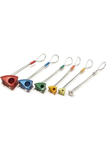 Abalak 6'lı Tricam Stoper Seti - Anodized, N.1-6