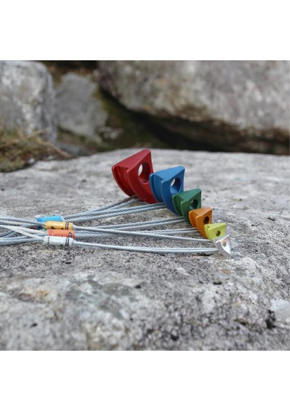 Abalak 6'lı Tricam Stoper Seti - Anodized, N.1-6