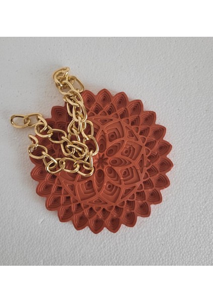 Beyaz Beton Mandala Esinli Bardak Altığı Nihale fırsatları