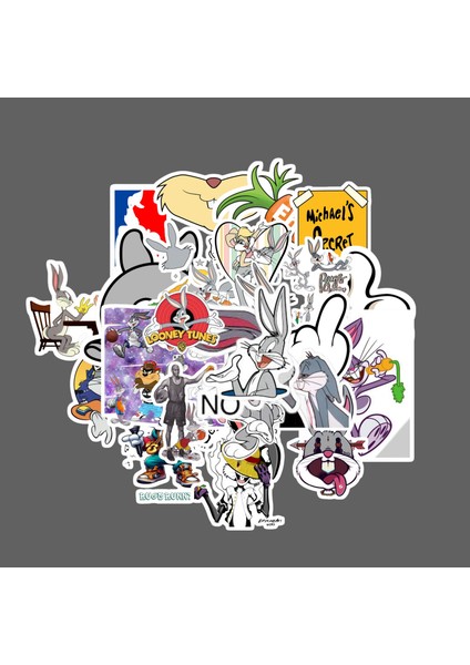 Bugs Bunny Sticker Paketi -Bullet Journal - Ajanda - Planner - Defter - Laptop Etiket Çıkartma Çok Renkli 10 x 15 Paket Boyutu 3 x 5 cm Stickerlar Paket Içeriği 25 Adet Dadi Ramba Sticker fiyatları