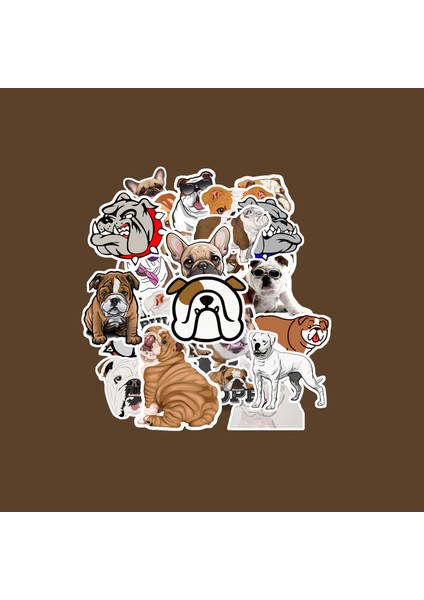 Bulldog Sticker Paketi -Bullet Journal - Ajanda - Planner - Defter - Laptop Etiket Çıkartma Çok Renkli 10 x 15 Paket Boyutu 3 x 5 cm Stickerlar Paket Içeriği 25 Adet Dadi Ramba Sticker fiyatları