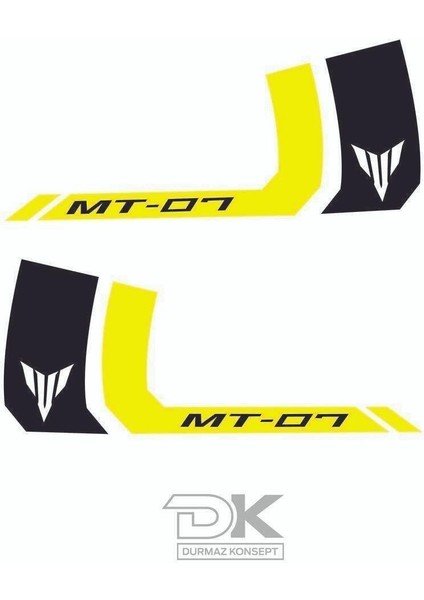 mt 07 Depo Sticker Sarı