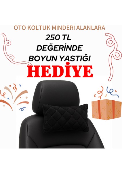 Mazda Cx3 Tay Tüyü Oto Koltuk Minder Seti - Koltuk Koruma Kılıfı (Ön-Arka Tam Set 5'li)