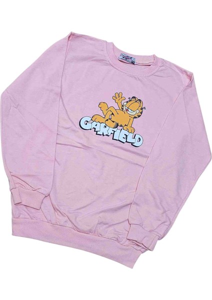 Özsa Minika Ön Arka Baskılı Kız Çocuk Mevsimlik Sweatshirt