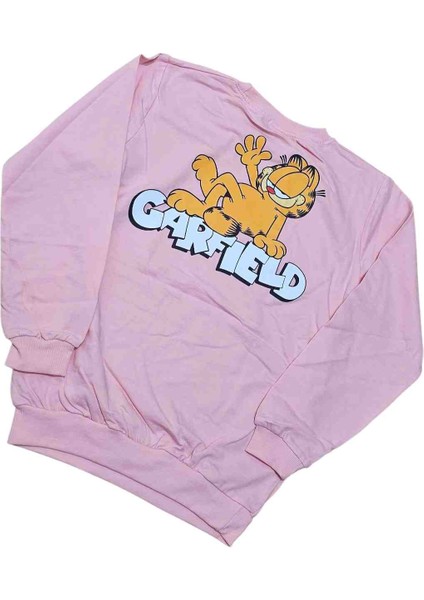 Özsa Minika Ön Arka Baskılı Kız Çocuk Mevsimlik Sweatshirt modelleri