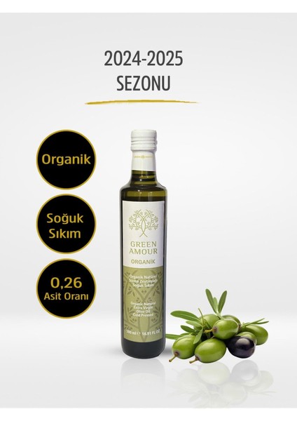 Soğuk Sıkım 0,26 Asit Zeytinyağı 500 ml